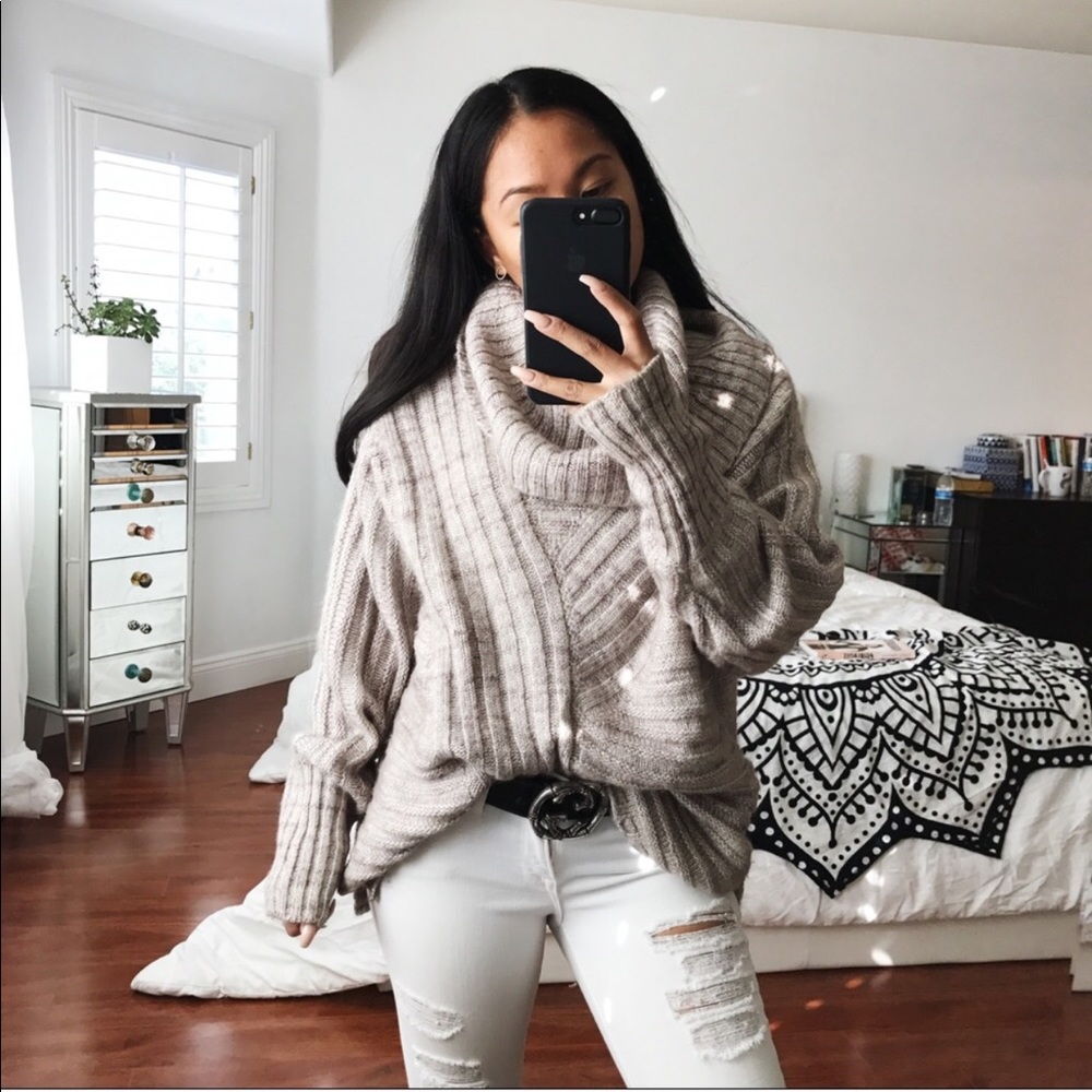 Rouge chunky sweater